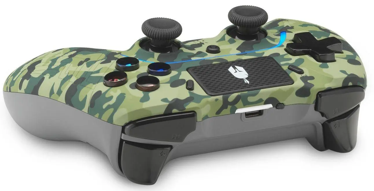 Gamepad wireless Spartan Gear Aspis 4, pentru PC și PS4, Green Camo - image 1