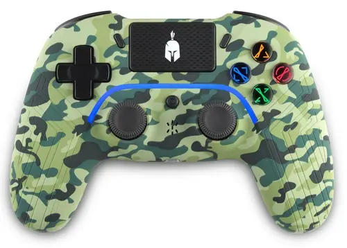 Ασύρματο gamepad Spartan Gear Aspis 4, για PC και PS4, Green Camo - 1