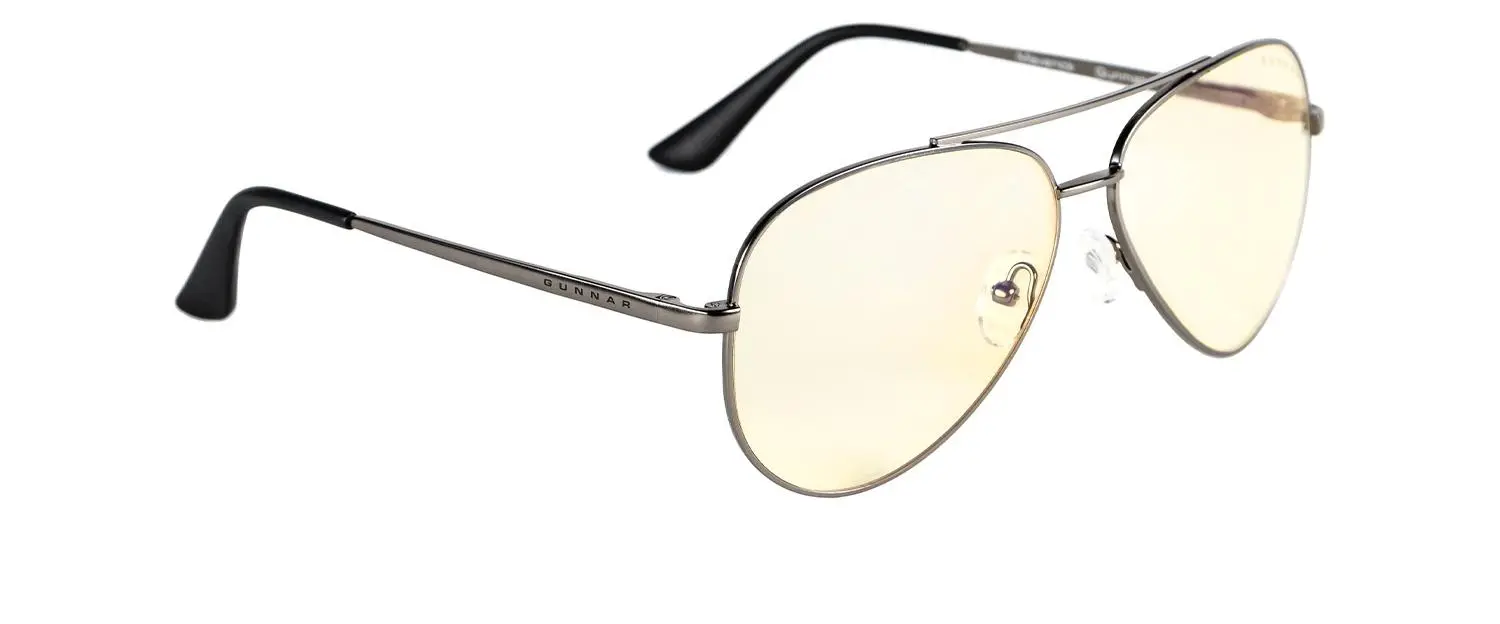 Компютърни очила GUNNAR Maverick Gunmetal, Сребрист