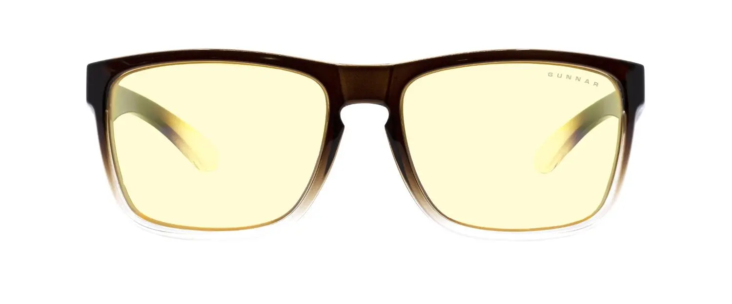 Компютърни очила GUNNAR Intercept Latte Fade, Amber, Кафяв - image 1