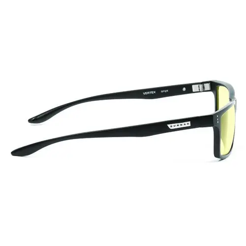 Ochelari pentru calculator GUNNAR Vertex Onyx, Amber Natural, Negru - 3