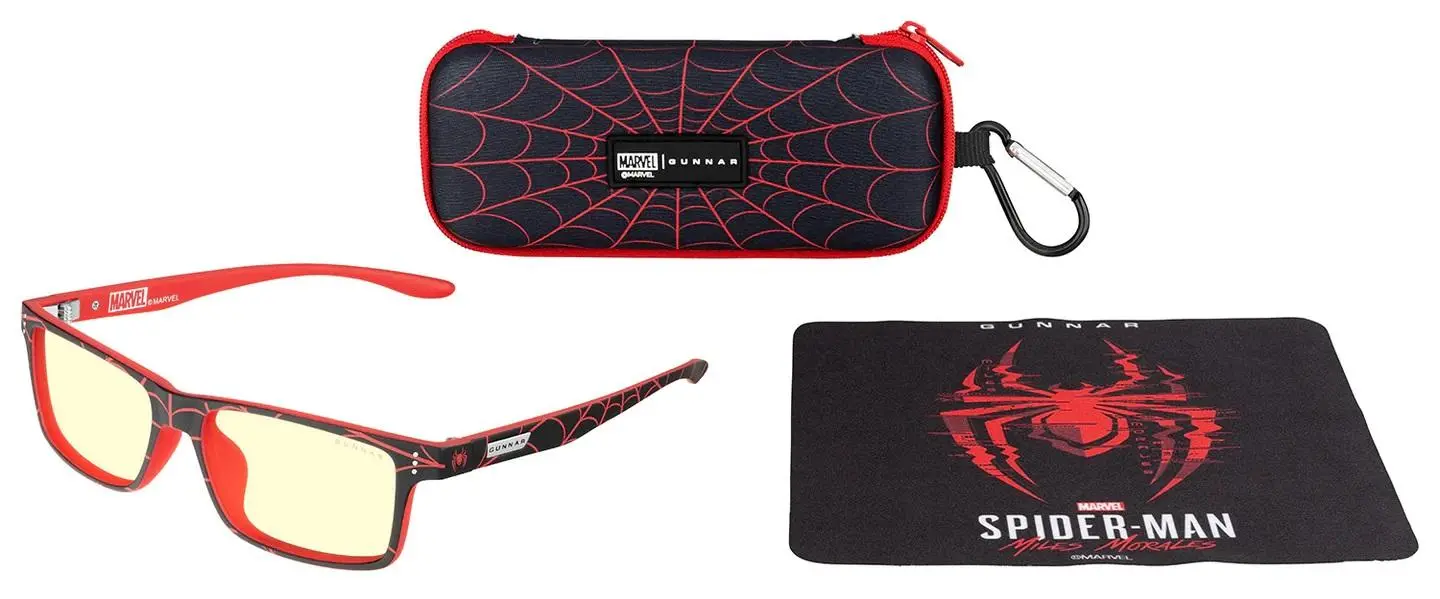 Ochelari de calculator pentru copii GUNNAR Cruz, Spider-Man Miles Morales Edition, Amber