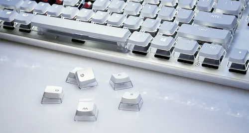 Капачки за механична клавиатура G.SKILL Crystal Crown White 104-Keycap Set US Layout - image 2