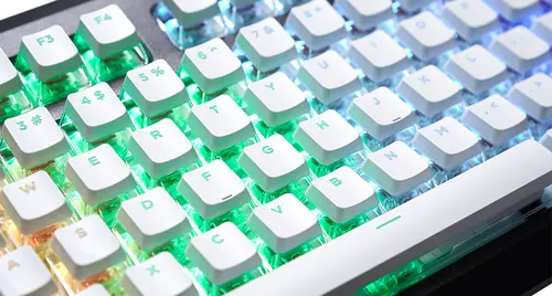 Капачки за механична клавиатура G.SKILL Crystal Crown White 104-Keycap Set US Layout - image 3