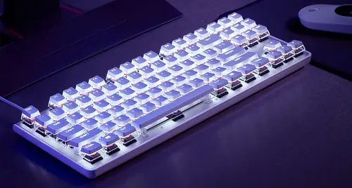 Капачки за механична клавиатура G.SKILL Crystal Crown White 104-Keycap Set US Layout - image 4