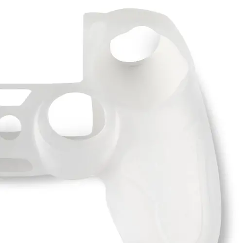 Протектор Spartan Gear Silicon Skin Cover + Thumb Grips за Dualshock 4, Прозрачен - image 1