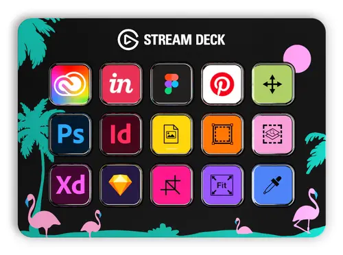 Controller Elgato Stream Deck MK.2 - 15 Προσαρμόσιμα πλήκτρα LCD - 6