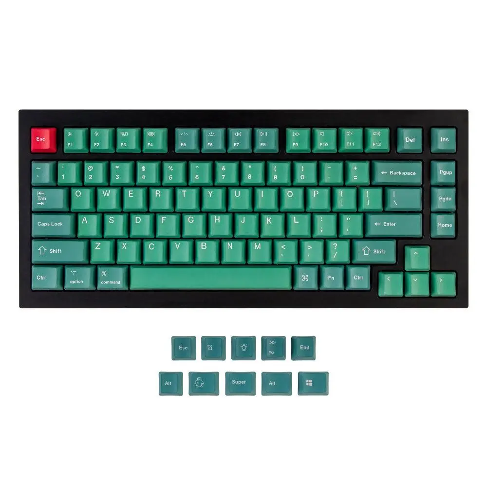 Keycaps για μηχανικό πληκτρολόγιο Keychron Forest 92-Keycap Set PBT Dye-Sub US Layout