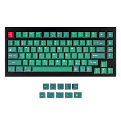 Capace de taste pentru tastatură mecanică Keychron Forest 92-Keycap Set PBT Dye-Sub US Layout - 1