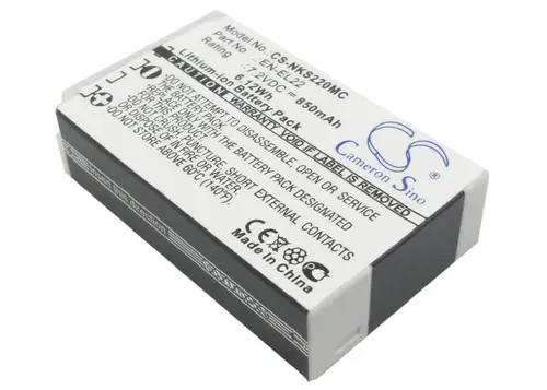 Baterie pentru cameră NIKON J4/S2 EN-EL22 CS-NKS220MC 3,8V 3000mAh CAMERON SINO - 3