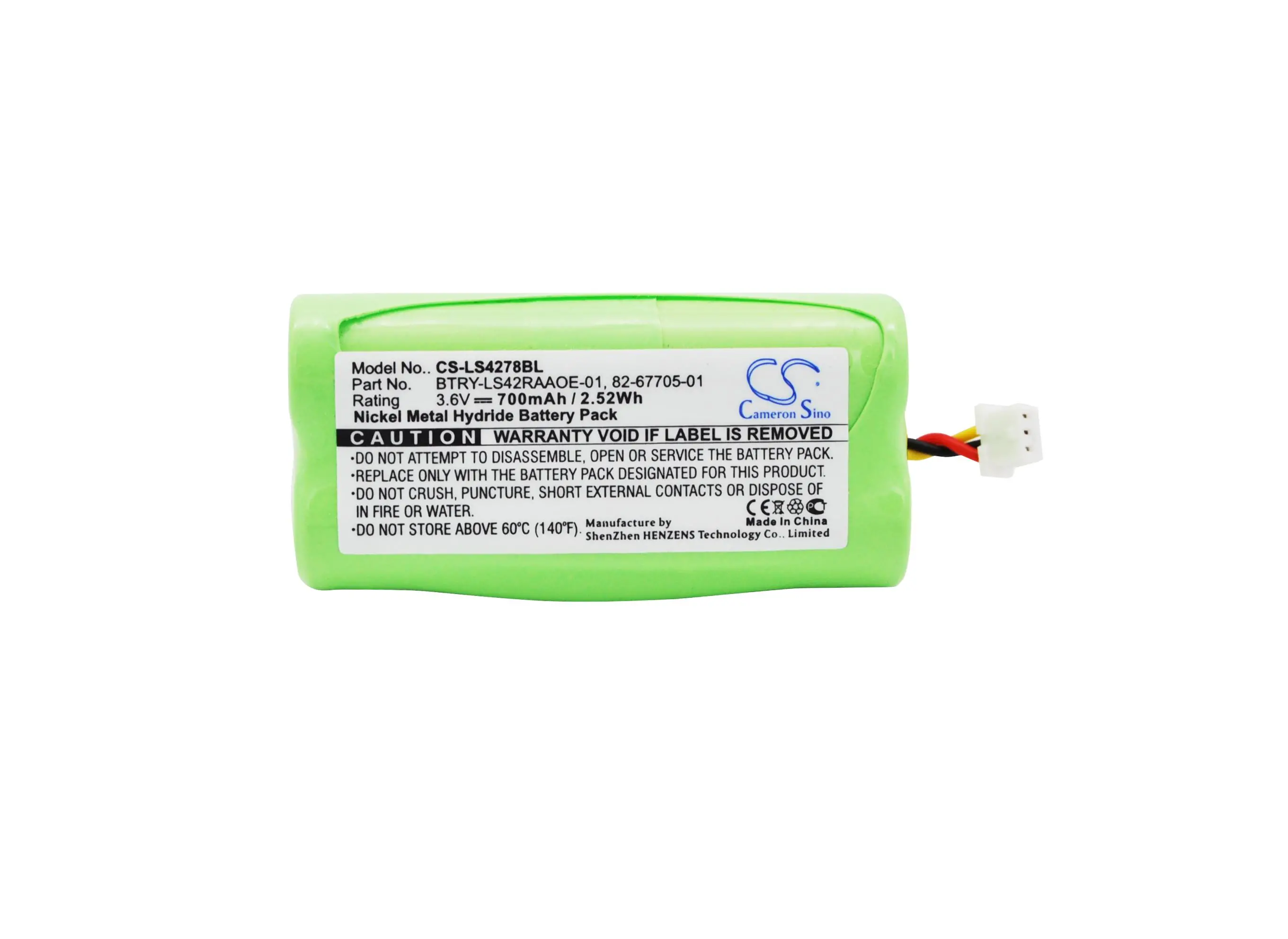 Батерия за баркод скенер LS4278 SYMBOL NiMH 3.6V 700mAh Cameron Sino - image 3