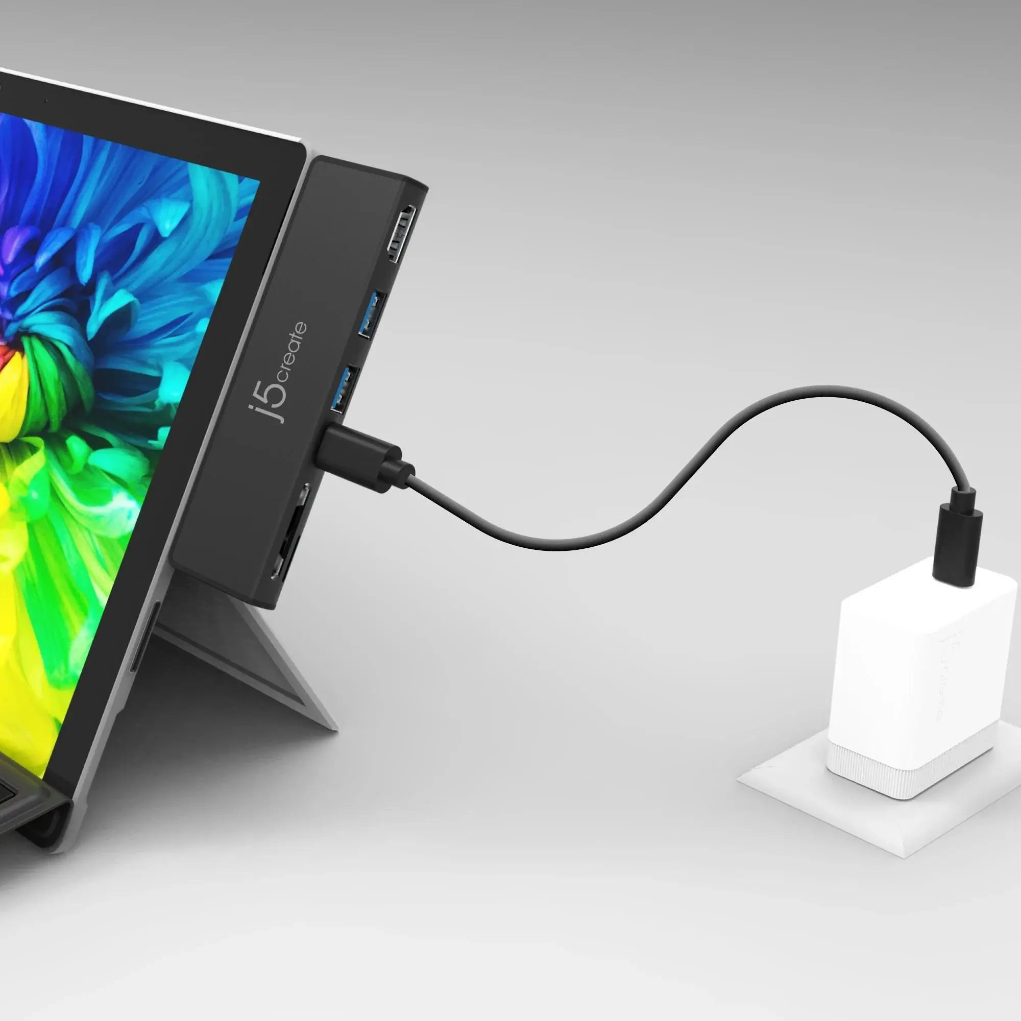 Docking station j5create ULTRADRIVEMINIDOCK, 7 în 1 - image 5