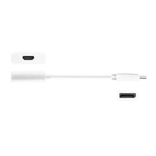 Адаптер j5create JDA158, DisplayPort мъжко - HDMI женско, 4K, Бял - image 2