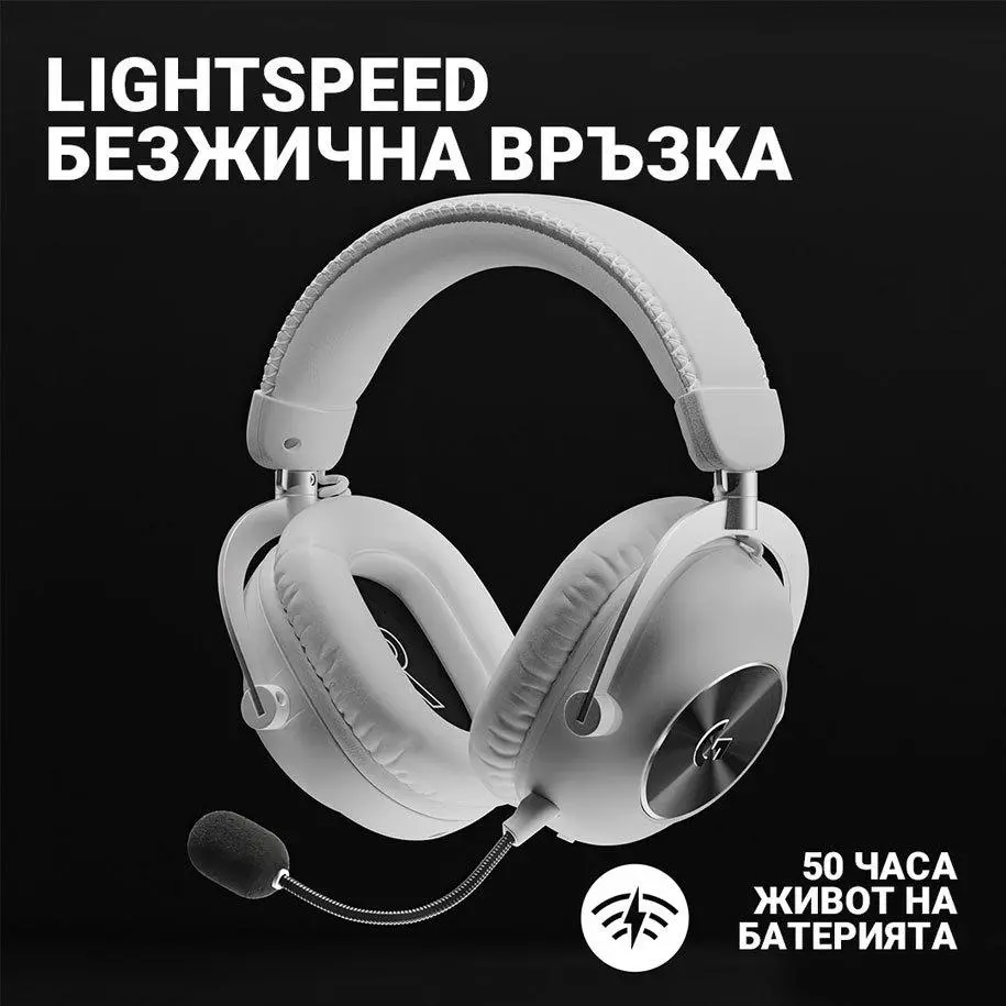 Слушалки, Logitech Pro X 2 Headset white - image 3