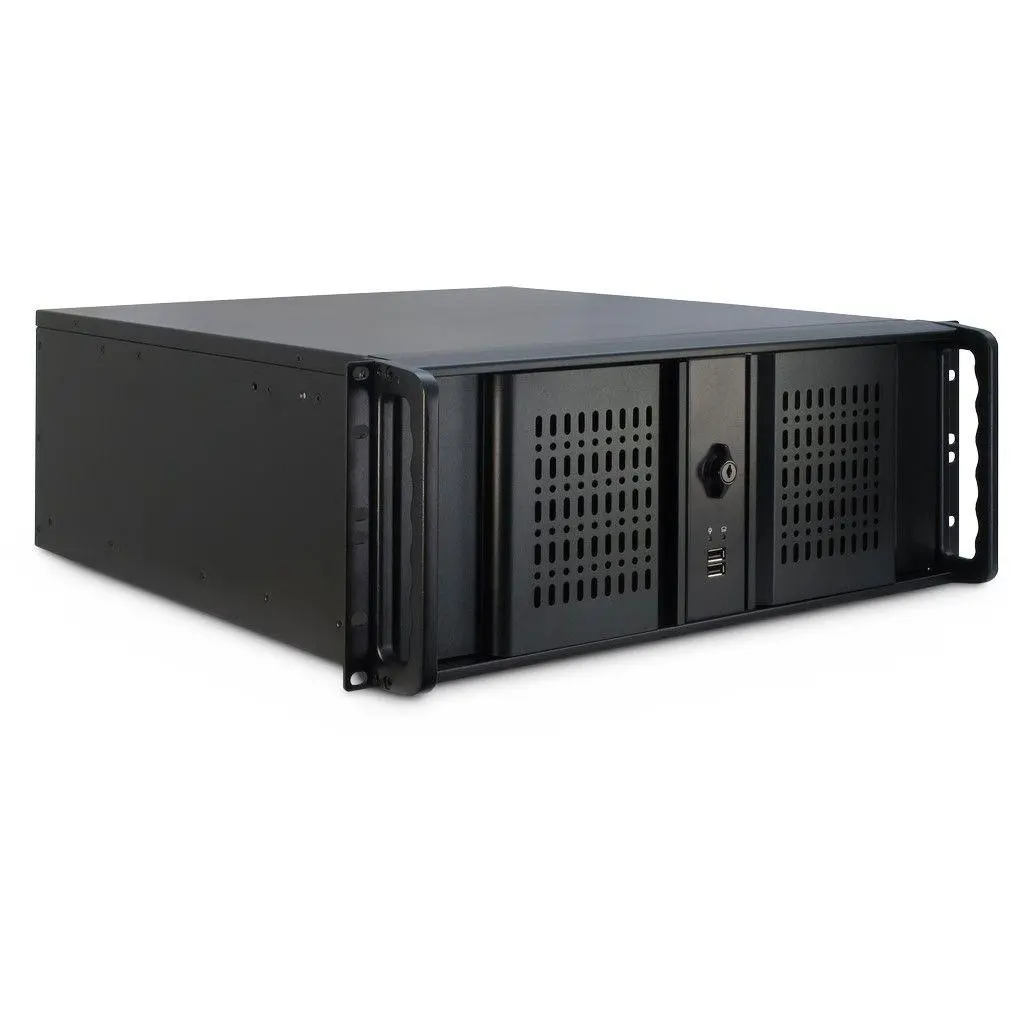 Κουτί InterTech 4U-4098-S, 4U, 19", Μαύρο