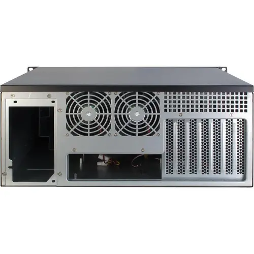 Κουτί InterTech 4U-4098-S, 4U, 19", Μαύρο - 3