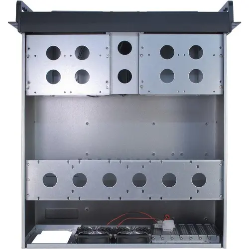 Carcasă InterTech 4U-4098-S, 4U, 19", Neagră - 5