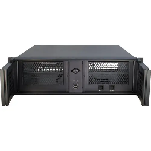 Кутия за сървър InterTech 3U 3098-S, 19", Чернa - image 1