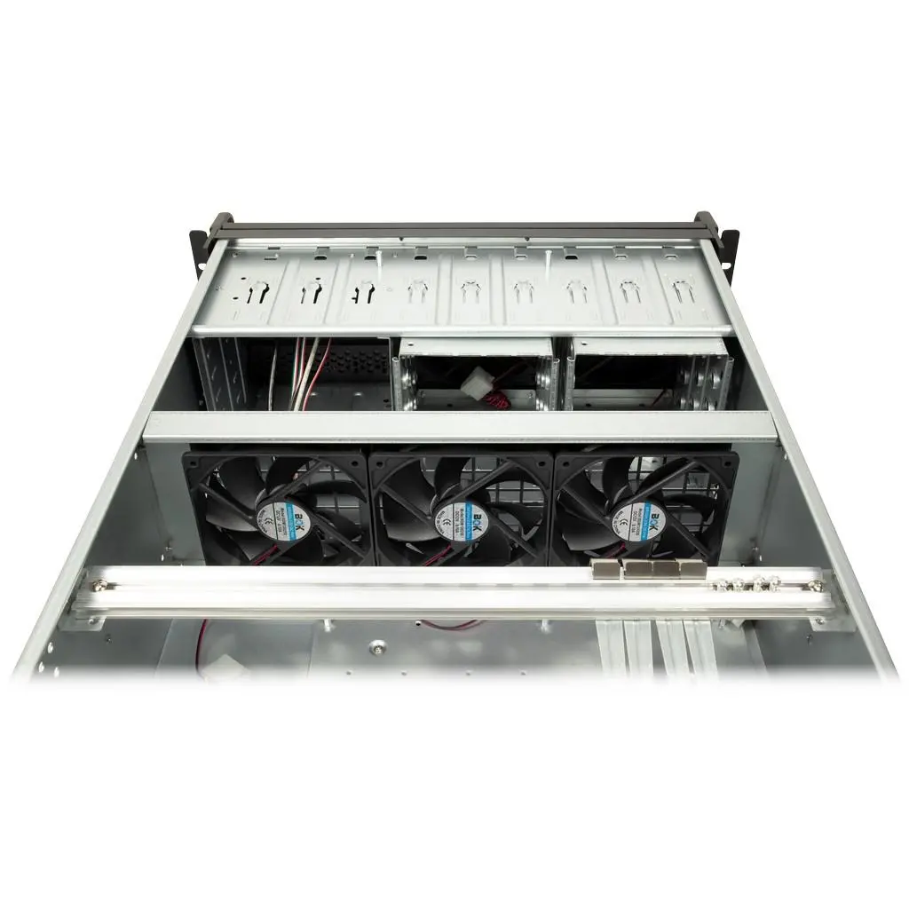 Кутия за сървър InterTech 4U-4129L - Mini ITX, mATX, μATX, ATX, SSI EEB, Чернa - image 2
