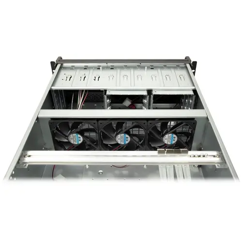 Кутия за сървър InterTech 4U-4129L - Mini ITX, mATX, μATX, ATX, SSI EEB, Чернa - image 2