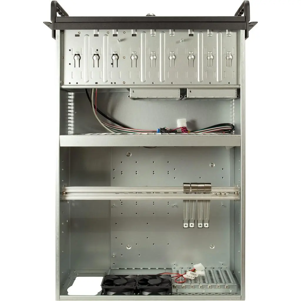 Кутия за сървър InterTech 4U-4129L - Mini ITX, mATX, μATX, ATX, SSI EEB, Чернa - image 3