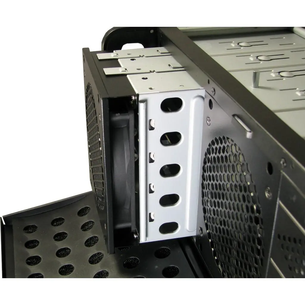 Кутия за сървър InterTech 4U-4129L - Mini ITX, mATX, μATX, ATX, SSI EEB, Чернa - image 6