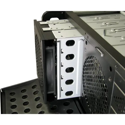 Кутия за сървър InterTech 4U-4129L - Mini ITX, mATX, μATX, ATX, SSI EEB, Чернa - image 6