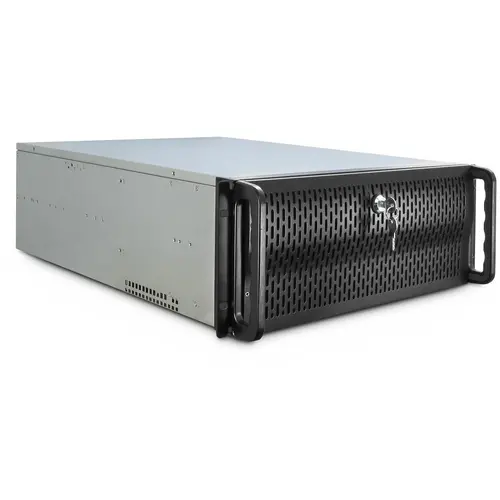 Carcasă server InterTech 4U-4129L - Mini ITX, mATX, μATX, ATX, SSI EEB, Negru