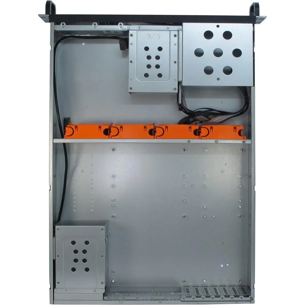 Carcasă de server InterTech 2U 2129-N - Mini ITX, mATX, μATX, ATX, eATX, SSI EEB, Neagră - image 2