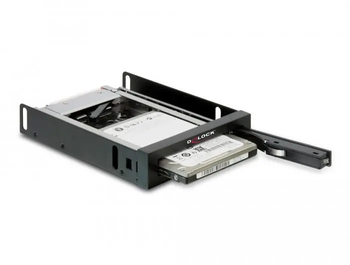 Чекмедже Delock 3.5″, За 1 x 2.5″ SATA HDD / SSD, Черен - image 2