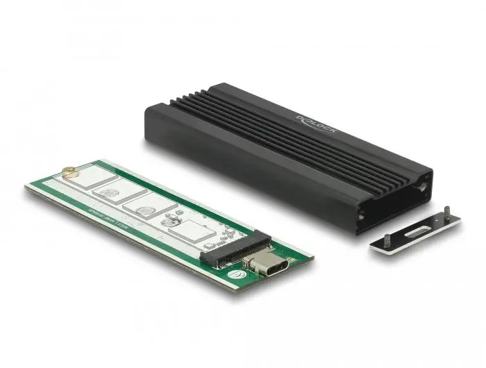 Външно чекмедже Delock, За M.2 NVMe PCIe SSD, USB-C 3.2 Gen 2, 10 Gbps - image 2