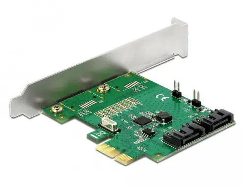 Κάρτα Delock, PCI Express x1 σε 2 θύρες SATA, RAID - 1