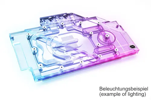 Воден блок за видео карта Alphacool Eisblock Aurora Acryl GPX-N RTX 3090/3080 TUF with Backplate - image 1
