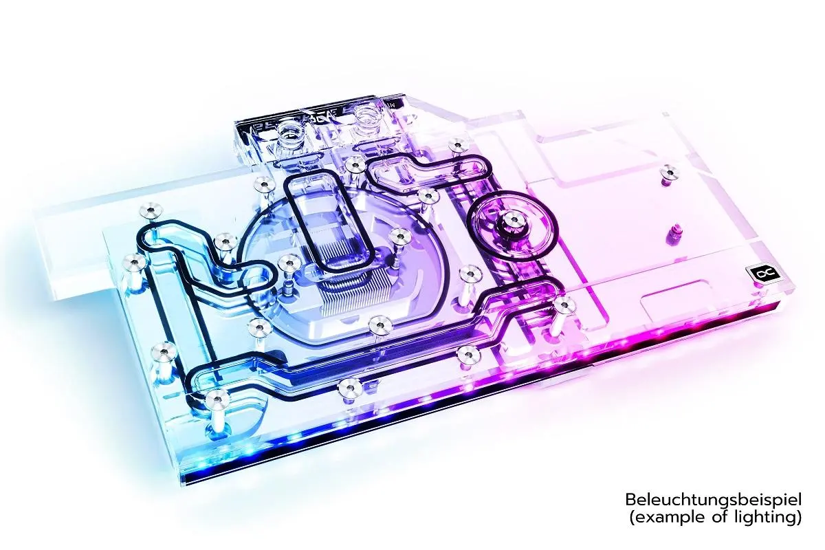 Воден блок за видео карта Alphacool Eisblock Aurora Acryl GPX-N RTX 3080/3090 Aorus Master/Xtreme with Backplate - image 1