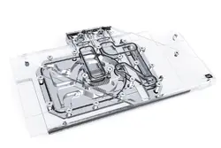 Воден блок за видео карта Alphacool Eisblock Aurora Acryl GPX-A Radeon RX 6800/6800XT Strix/TUF with Backplate
