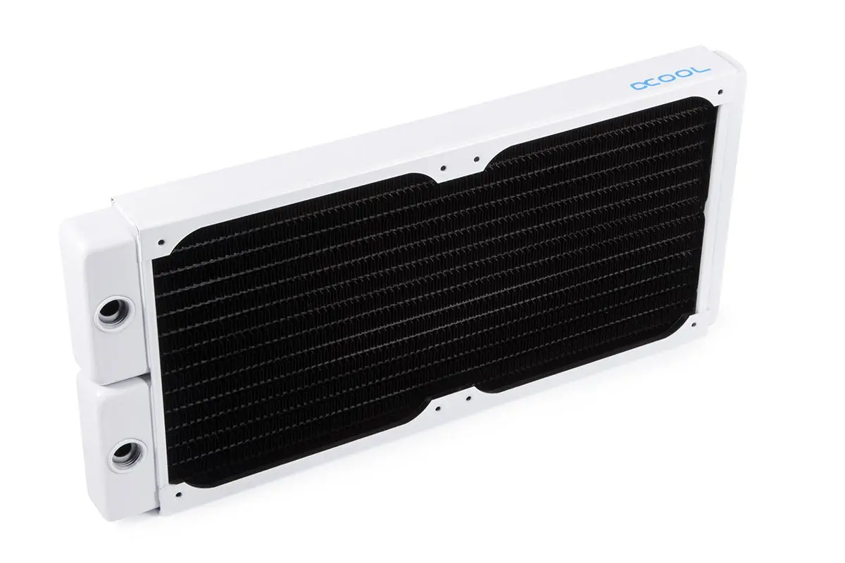 Радиатор Alphacool NexXxoS ST30 Full Copper 280mm Radiator V.2, White Special Edition - image 3
