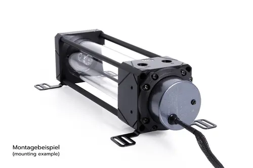 Резервоар Alphacool Eisbecher Aurora, D5 Acetal/Glas, 250mm - image 4