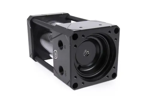 Резервоар Alphacool Eisbecher Aurora, D5 Acetal/Glas, 150mm - image 2
