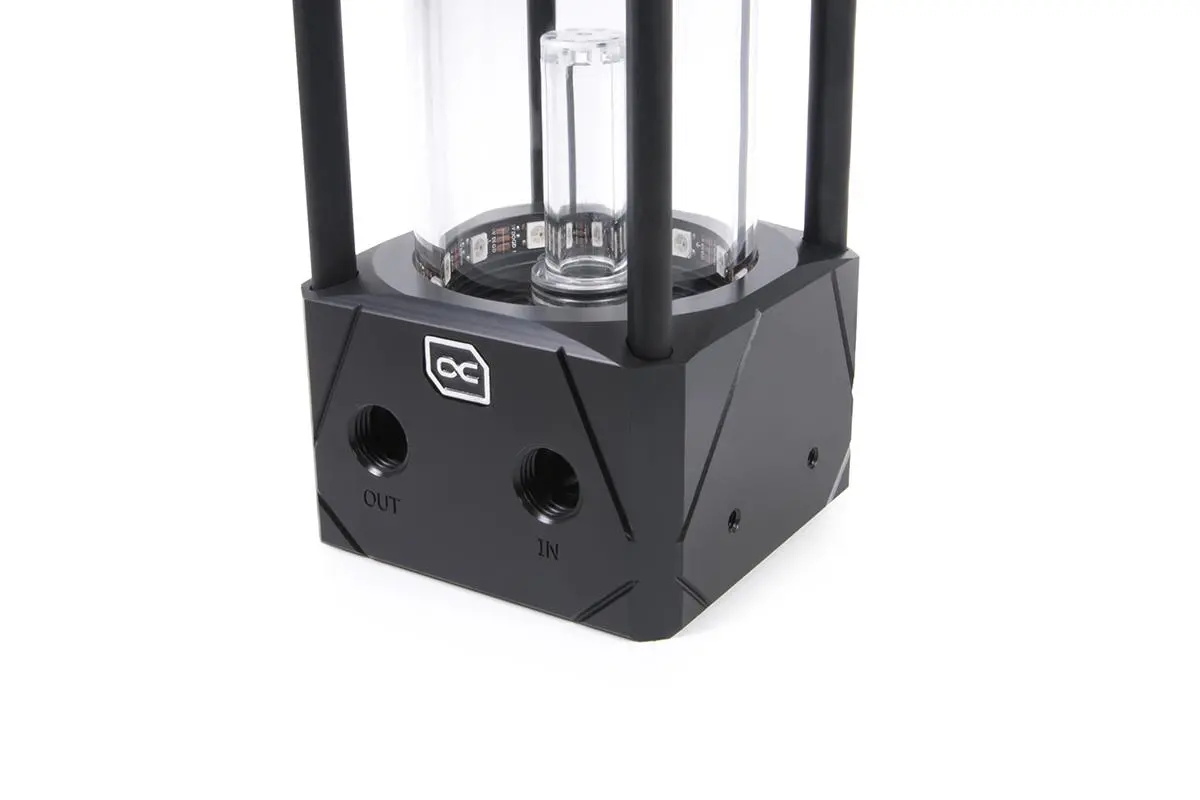 Резервоар Alphacool Eisbecher Aurora, D5 Acetal/Glas, 150mm - image 3