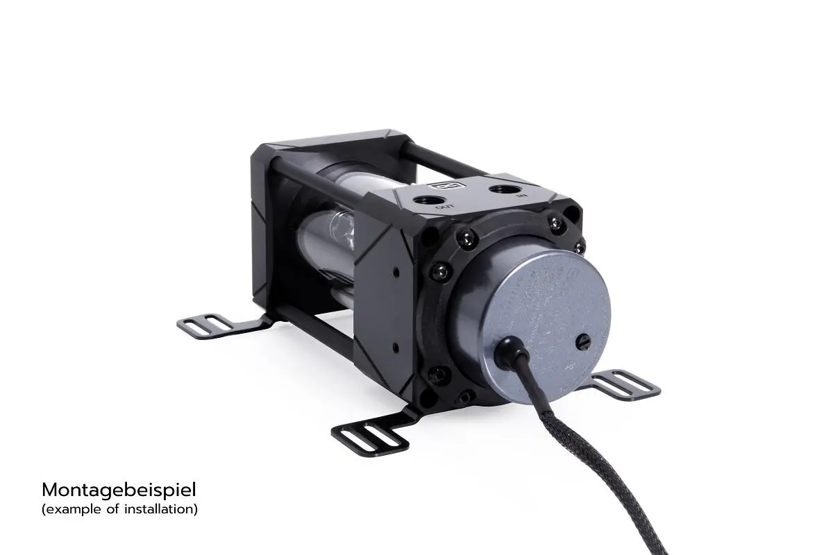 Резервоар Alphacool Eisbecher Aurora, D5 Acetal/Glas, 150mm - image 4