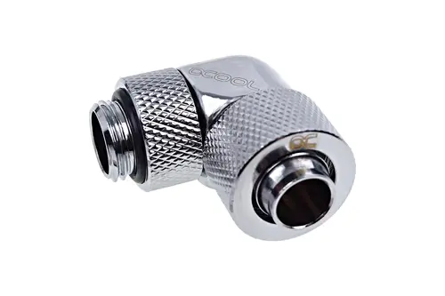 Фитинг Alphacool Eiszapfen, Удължител, 90°, 13/10mm, G1/4, Сребрист - image 2
