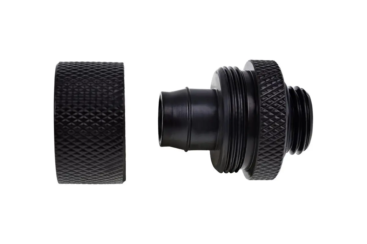 Фитинг Alphacool Eiszapfen, Удължител, 16/10mm, G1/4, Черен мат, 6 броя - image 2