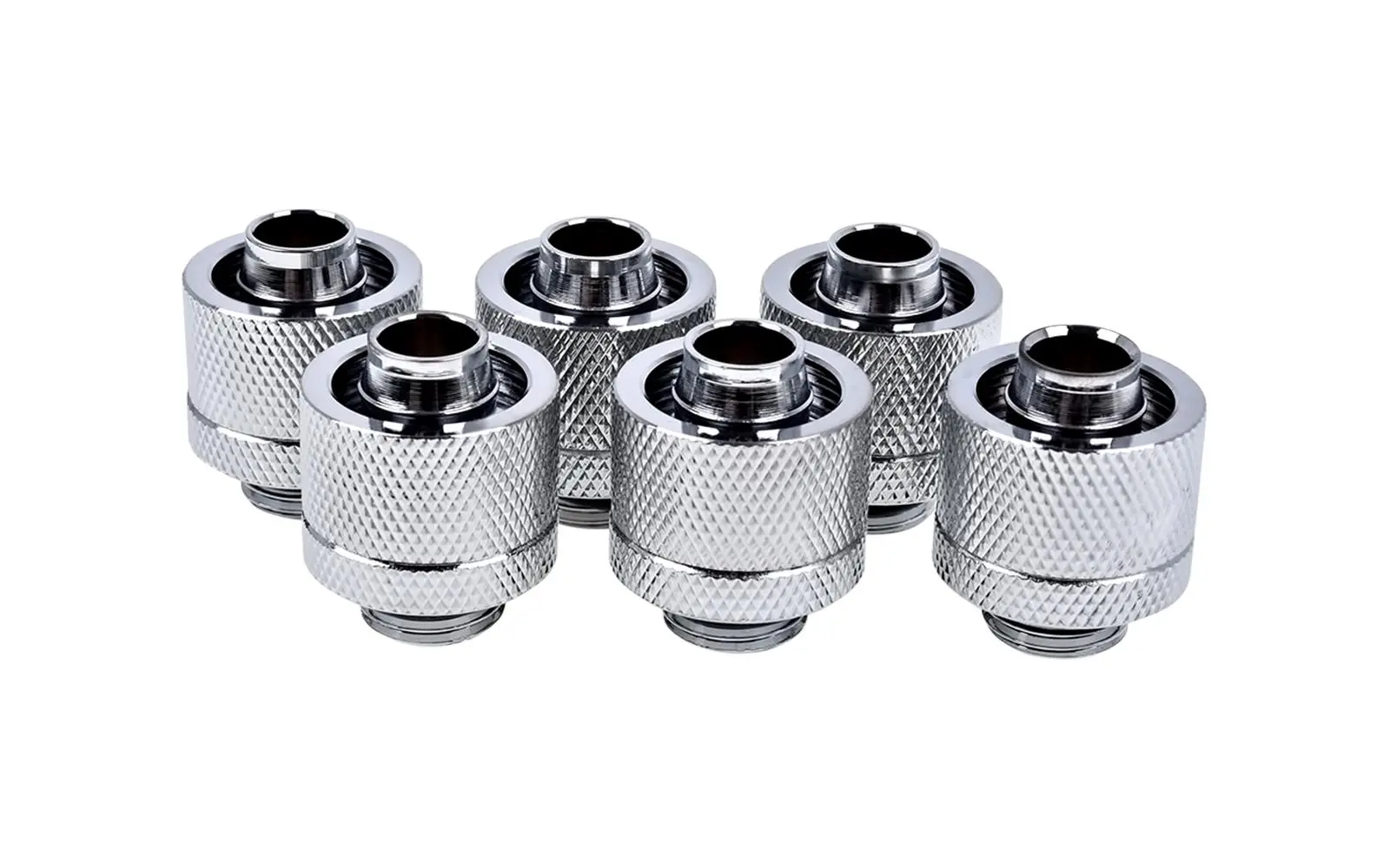 Фитинг Alphacool Eiszapfen, Удължител, 16/10mm, G1/4, Сребрист, 6 броя - image 1