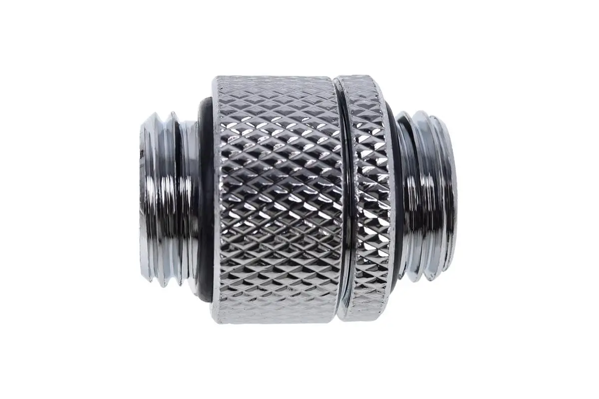 Адаптер съединител с външна резба Alphacool, Въртящ се, G1/4, Сребрист - image 2