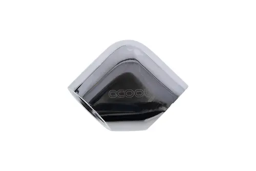 Conector L rotativ Alphacool Eiszapfen, G1/4 AG la G1/4 IG, Argintiu - 3