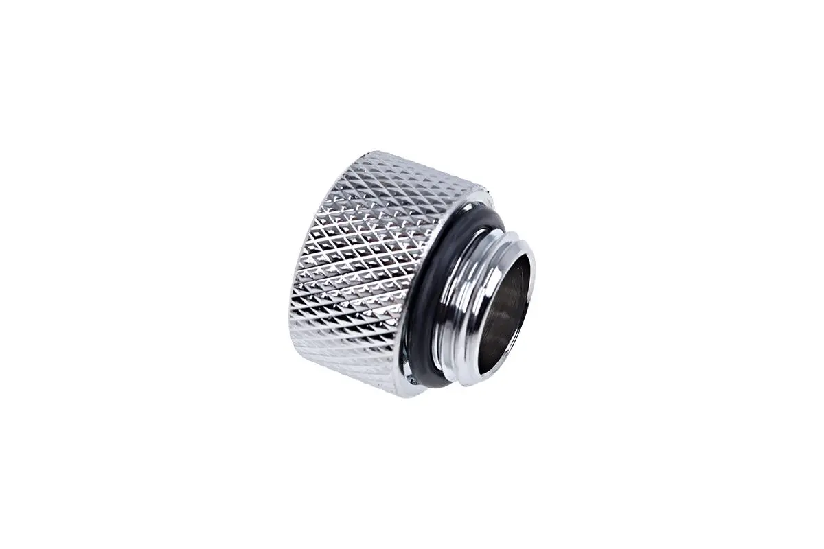 Prelungitor Alphacool Eiszapfen, G1/4 filet exterior la G1/4 filet interior, Argintiu - image 2
