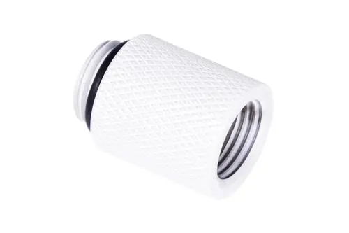 Prelungitor Alphacool Eiszapfen, 20 mm, G1/4 filet exterior la G1/4 filet interior, Alb - 2