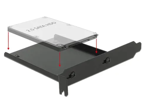 Поставка/Брекет DeLock, За монтиране на 2.5" SSD/диск в PCI слот - image 1