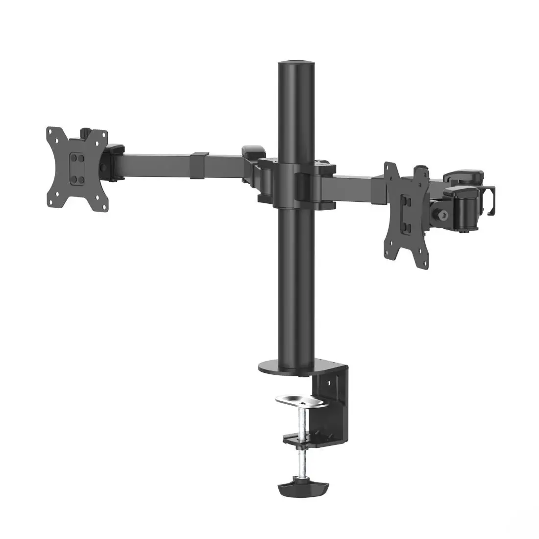 Стойка за 2 монитора за бюро HAMA Регулируема, 13" - 35", 15 кг, Swivel/Tilt, Черна - image 4