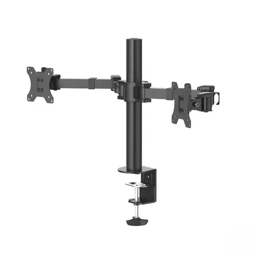 Suport de birou pentru 2 monitoare HAMA Reglabil, 13" - 35", 15 kg, Swivel/Tilt, Negru - 1